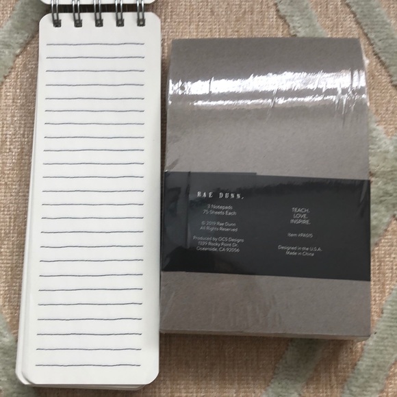 NWT Rae Dunn Notepad & Teach, Love, Inspire - Picture 2 of 2